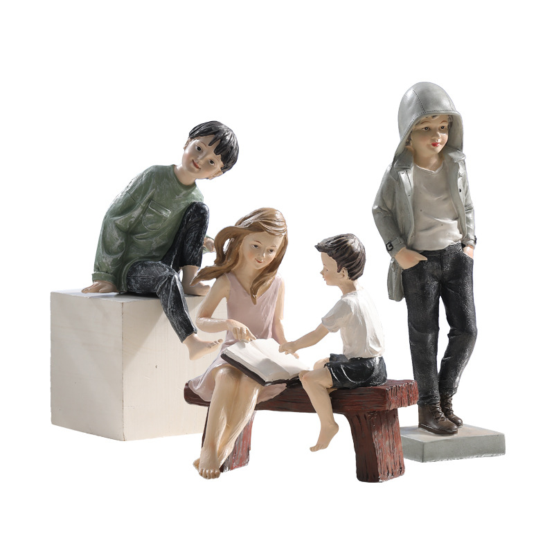 Kids Education Desk - Handmade Resin Figurines for Kids‌ -