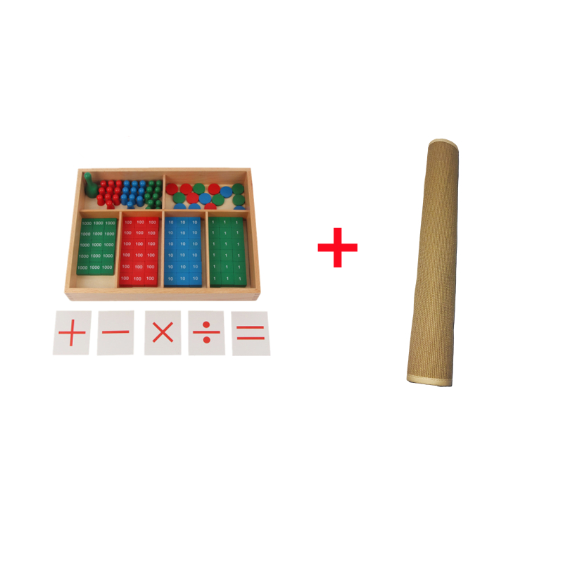 Kids Education Tools - Montessori Đồ Chơi Toán Học Tem