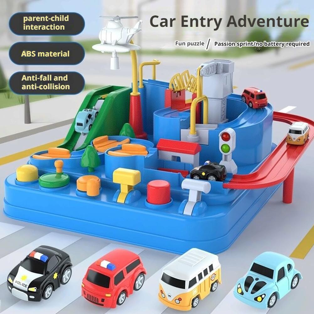 Kids Education Material - Racing Rail Car Model Train Track