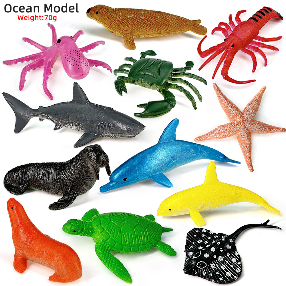 Kids Education Material - 12pcs Ocean Sea Life Set Animals
