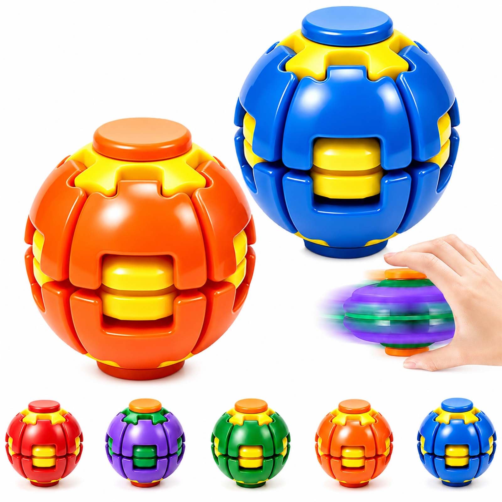 Kids Education Desk - Fidget Spinner Magic Ball Cube Toy