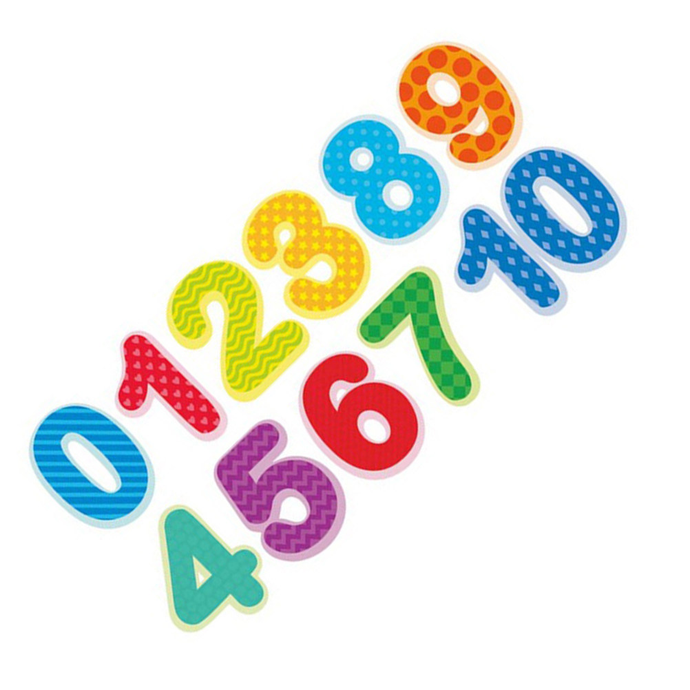 Background For Kids Education - Fun Festive Number Wall Sticker for