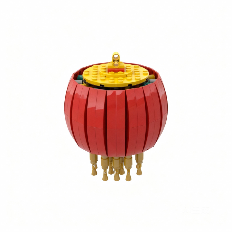301pcs MOC Little Red Lantern  - đánh giá và giá Orchid Kids Education