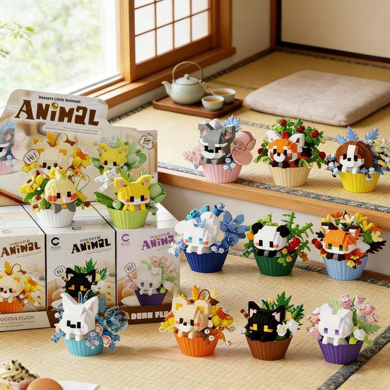 Cute Animal Building Block Toy - đánh giá và giá Kids Education Desk