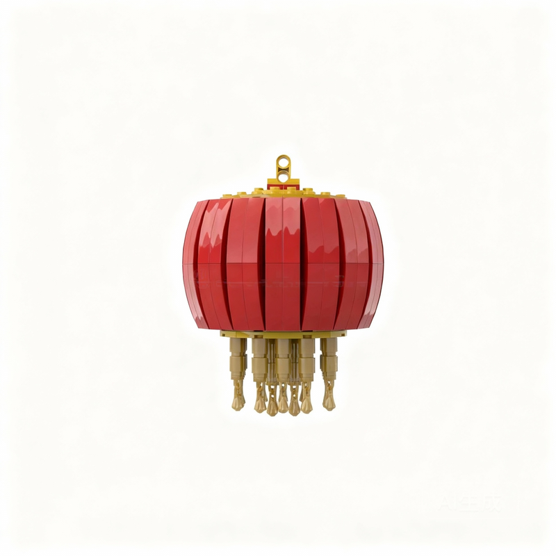 301pcs MOC Little Red Lantern  - đánh giá và giá Orchid Kids Education