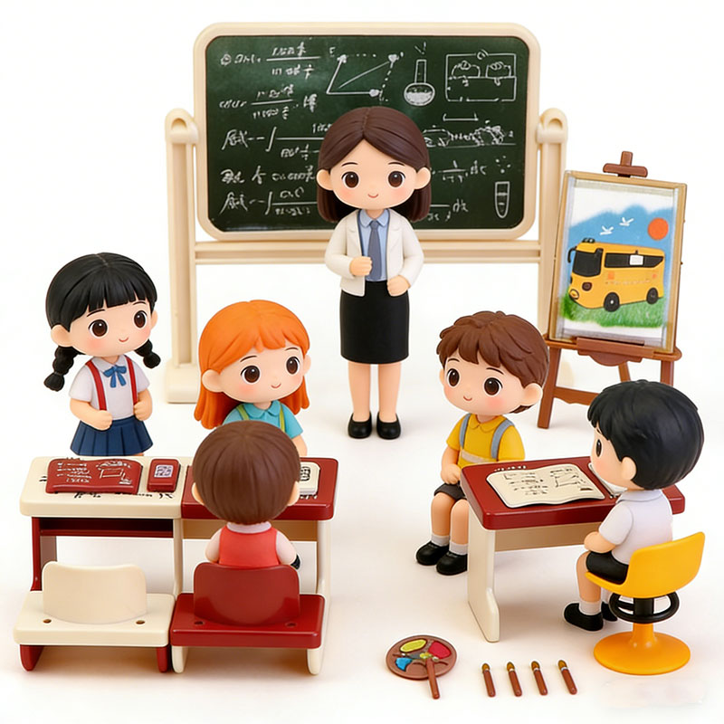 Miniature Class Furniture Set  - đánh giá và giá Kids Education Desk