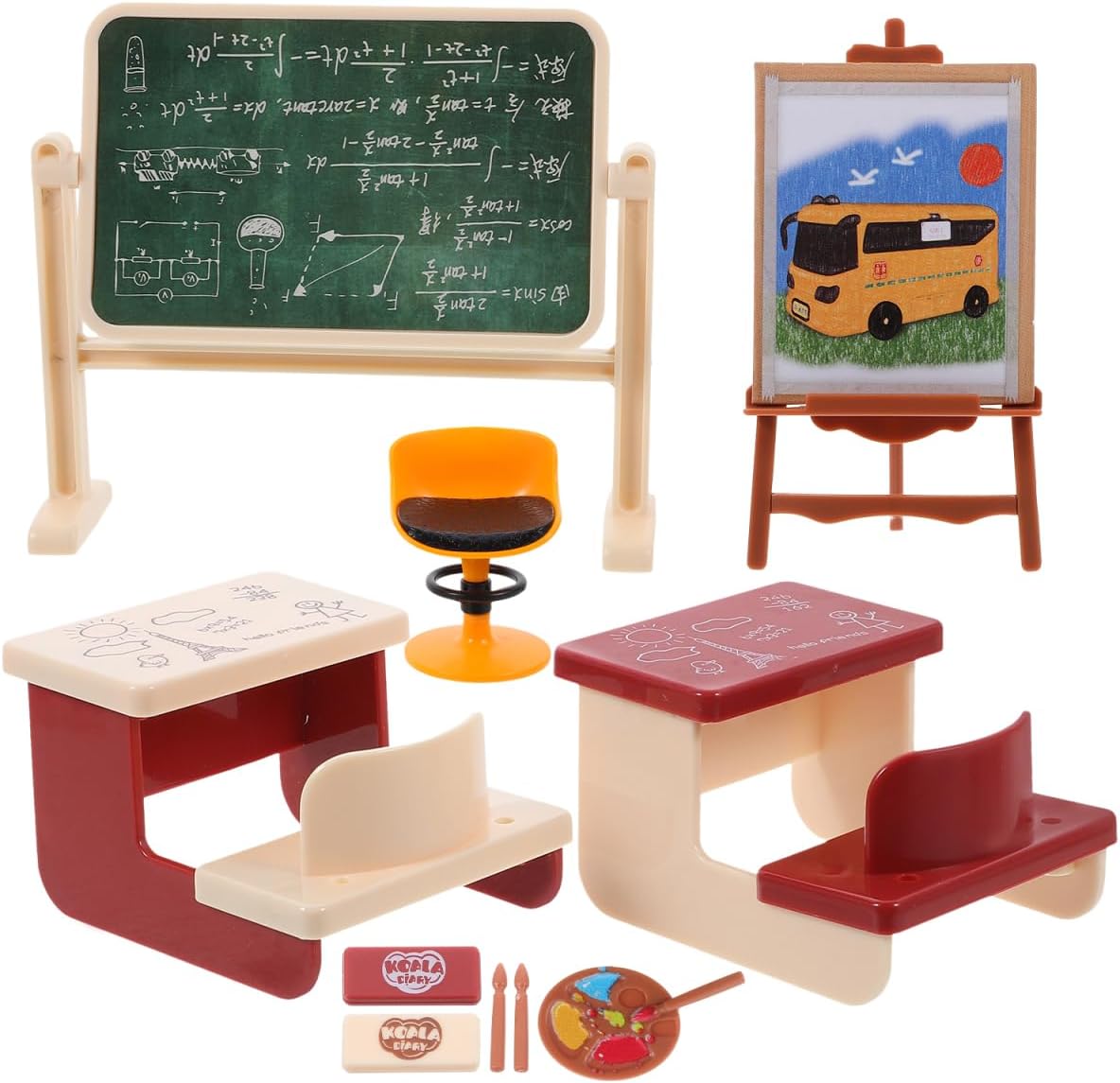 Miniature Class Furniture Set  - đánh giá và giá Kids Education Desk