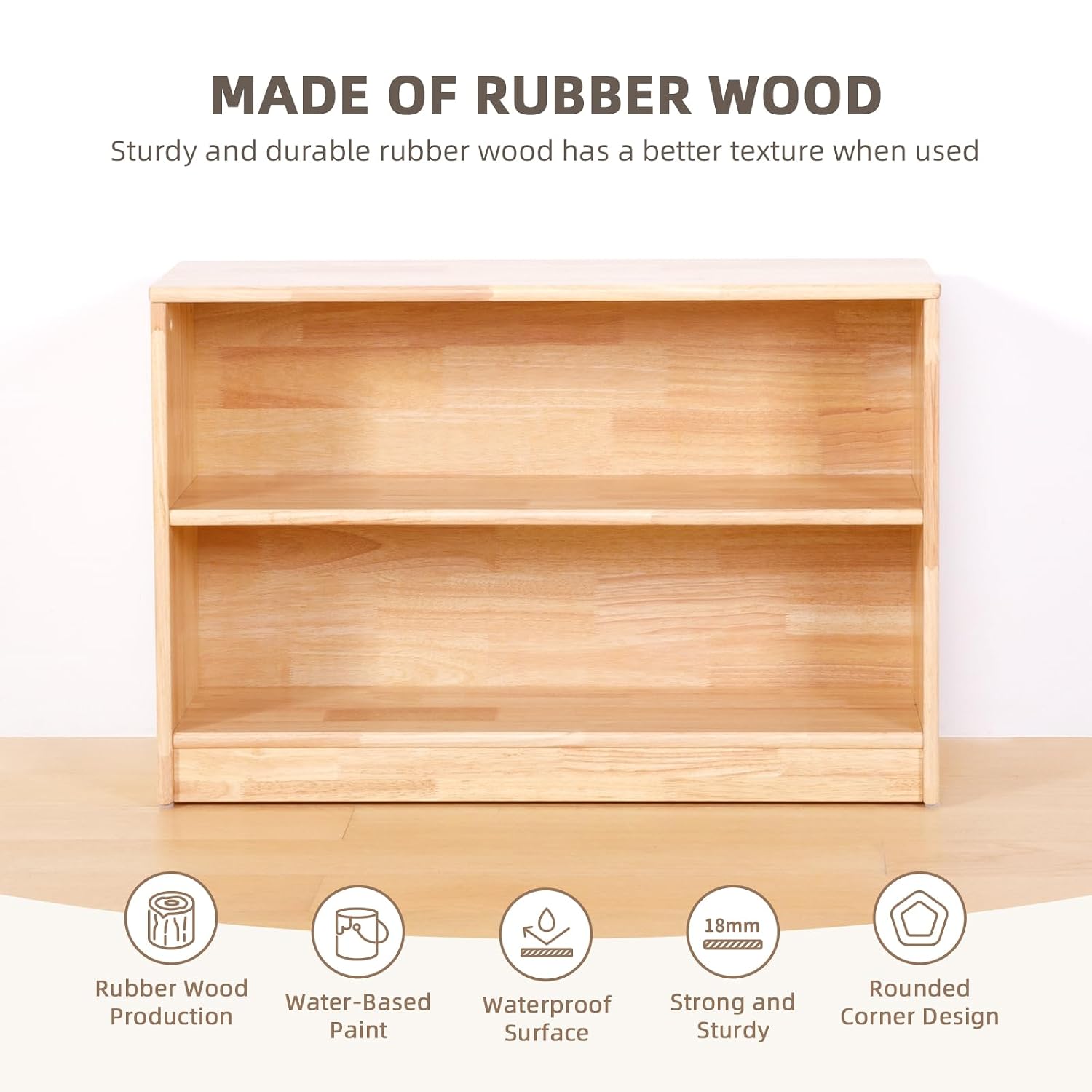 Montessori Shelf 2-Tier Toy St - đánh giá và giá Montessori Shelf Toy