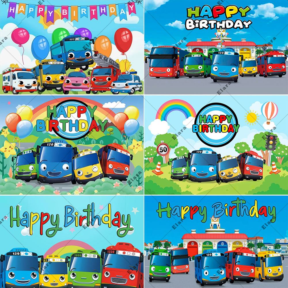 Cartoon Anime The Little Bus K - đánh giá và giá Background For Kids Education