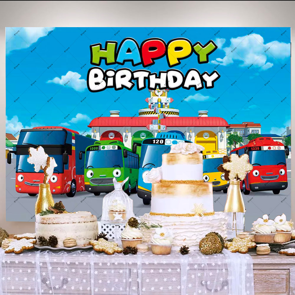 Cartoon Anime The Little Bus K - đánh giá và giá Background For Kids Education