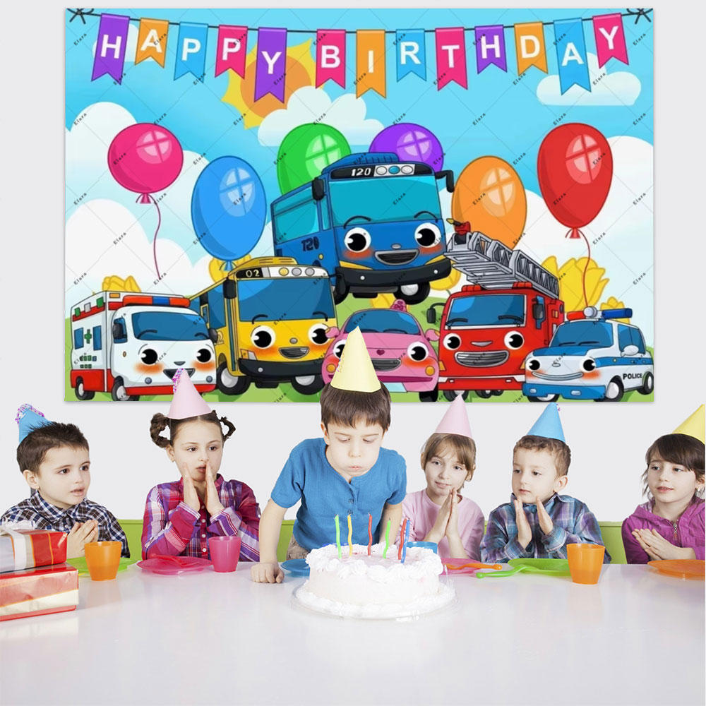 Cartoon Anime The Little Bus K - đánh giá và giá Background For Kids Education