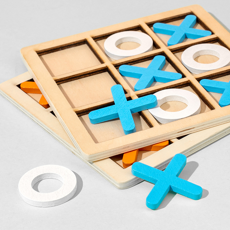 5 Pcs Wooden Board Games Desk  - đánh giá và giá Kids Education Desk