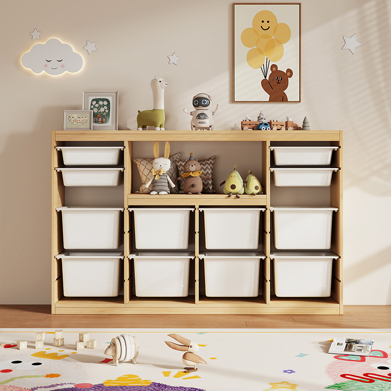 Toy cabinet Montessori childre - đánh giá và giá Montessori Shelf Toy
