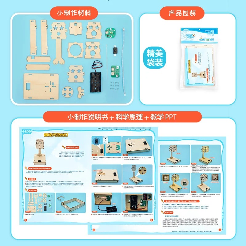 DIY Wooden Smart Light Control - đánh giá và giá Kids Education Desk