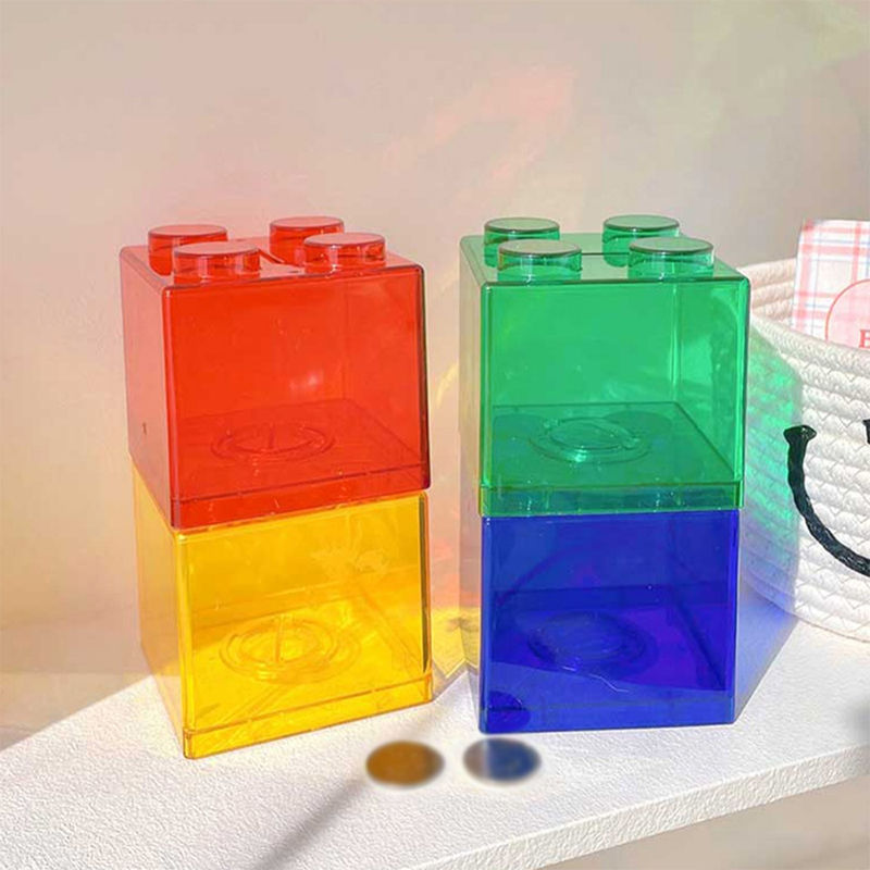 Blocks Shape Coin Box Kids Mon - đánh giá và giá Kids Education Money