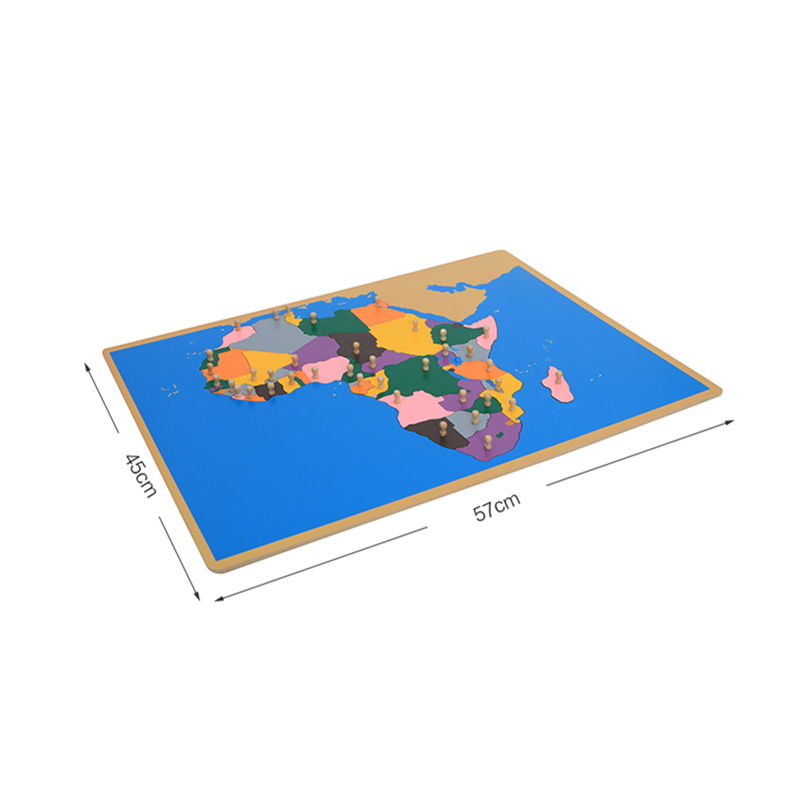 Wooden Map Puzzle of Africa Mo - đánh giá và giá Kids Education Tools