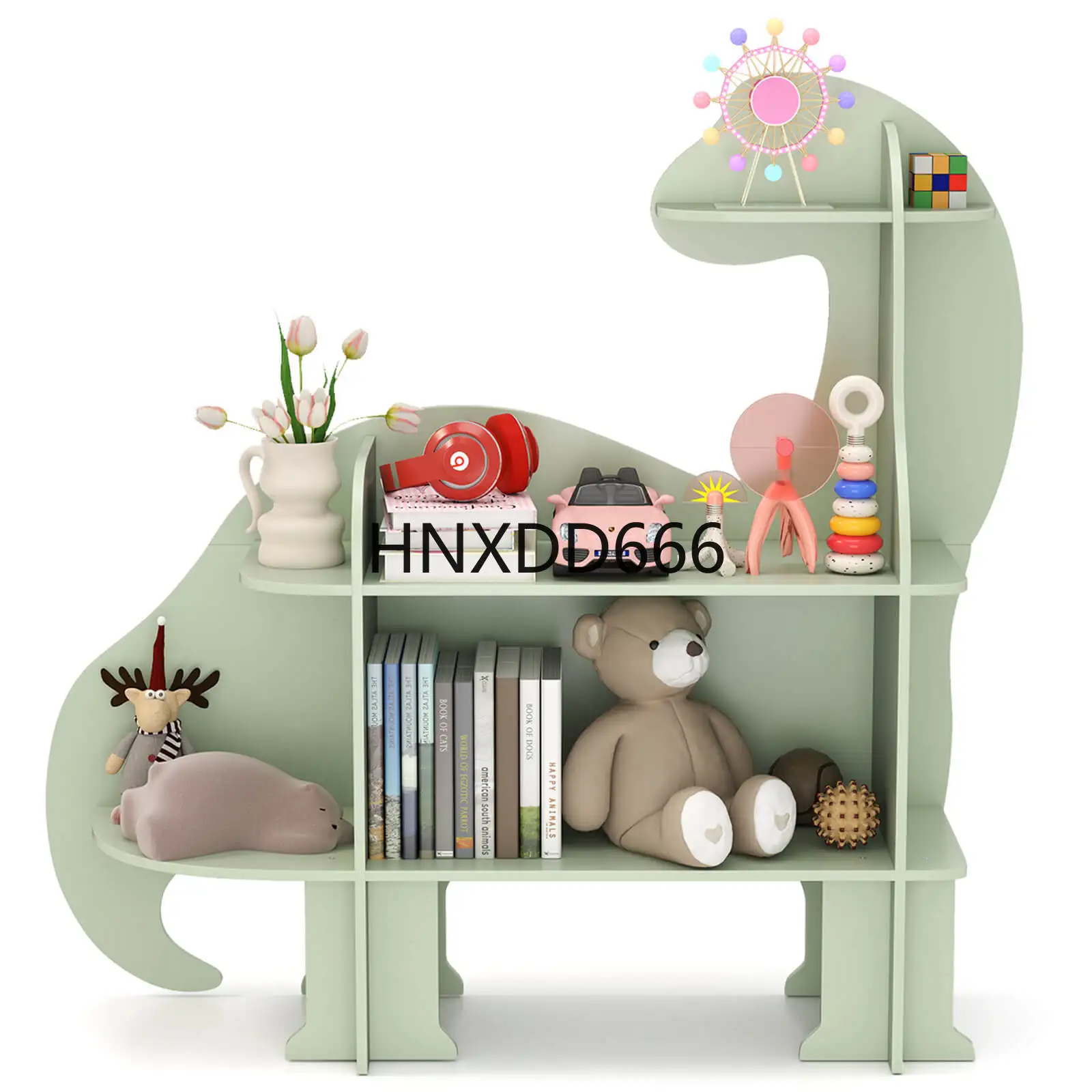 3-Tier Dinosaur Kids Bookshelf - đánh giá và giá Montessori Shelf Toy