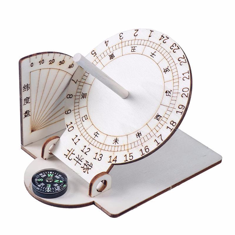 1 PCS DIY Equatorial Sundial C - đánh giá và giá Kids Education Desk