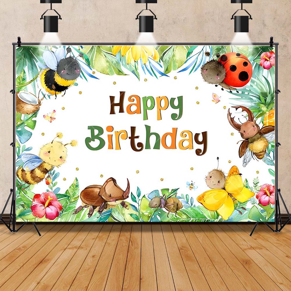 Cartoon Insect Party Early Edu - đánh giá và giá Background For Kids Education