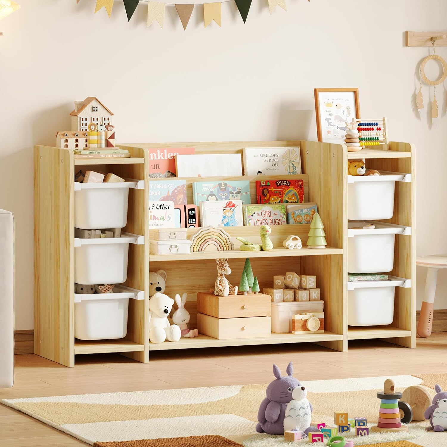 Kids Toy Storage Organizer and - đánh giá và giá Montessori Shelf Toy