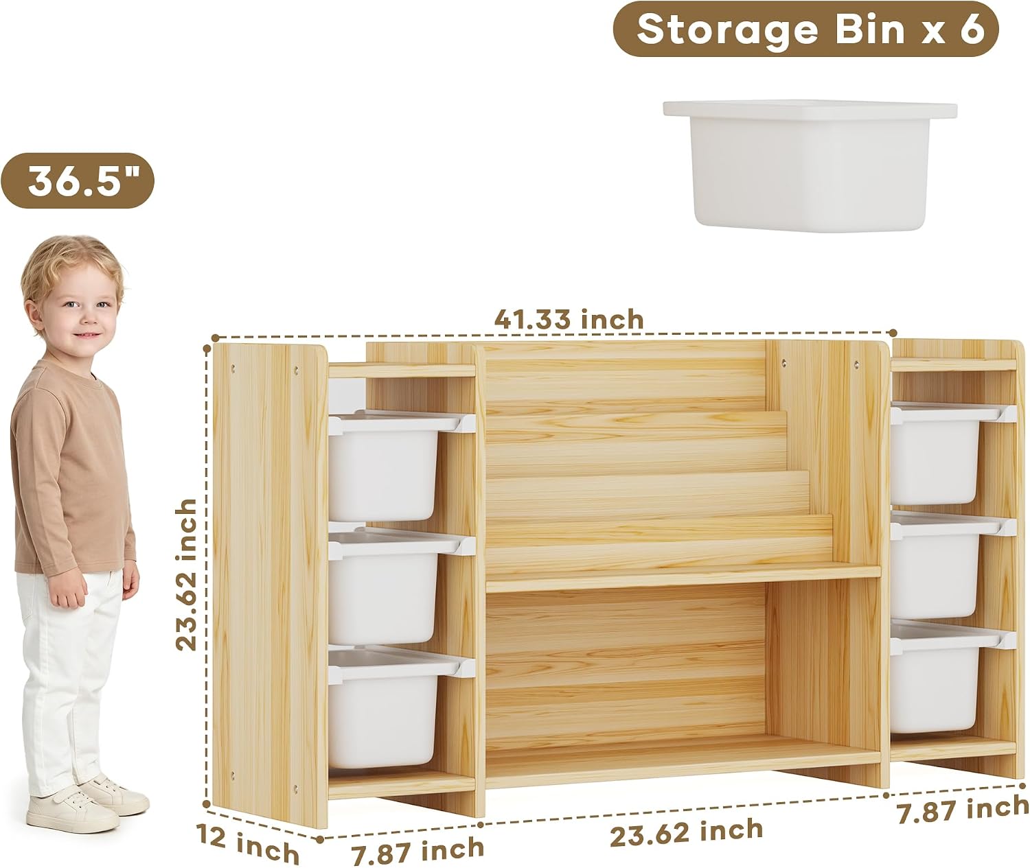 Kids Toy Storage Organizer and - đánh giá và giá Montessori Shelf Toy