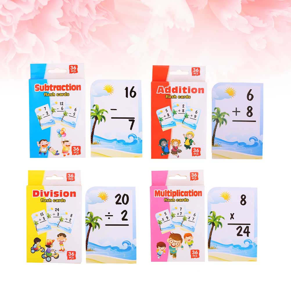 4 Boxes Childrens Math Study C - đánh giá và giá Kids Education Tools