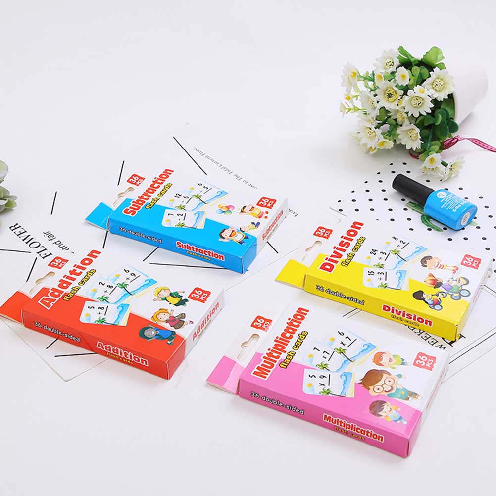 4 Boxes Childrens Math Study C - đánh giá và giá Kids Education Tools