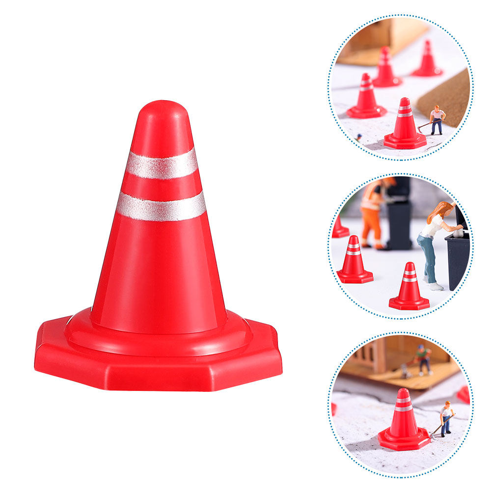 24Pcs Mini Traffic Cones Red P - đánh giá và giá Kids Education Material