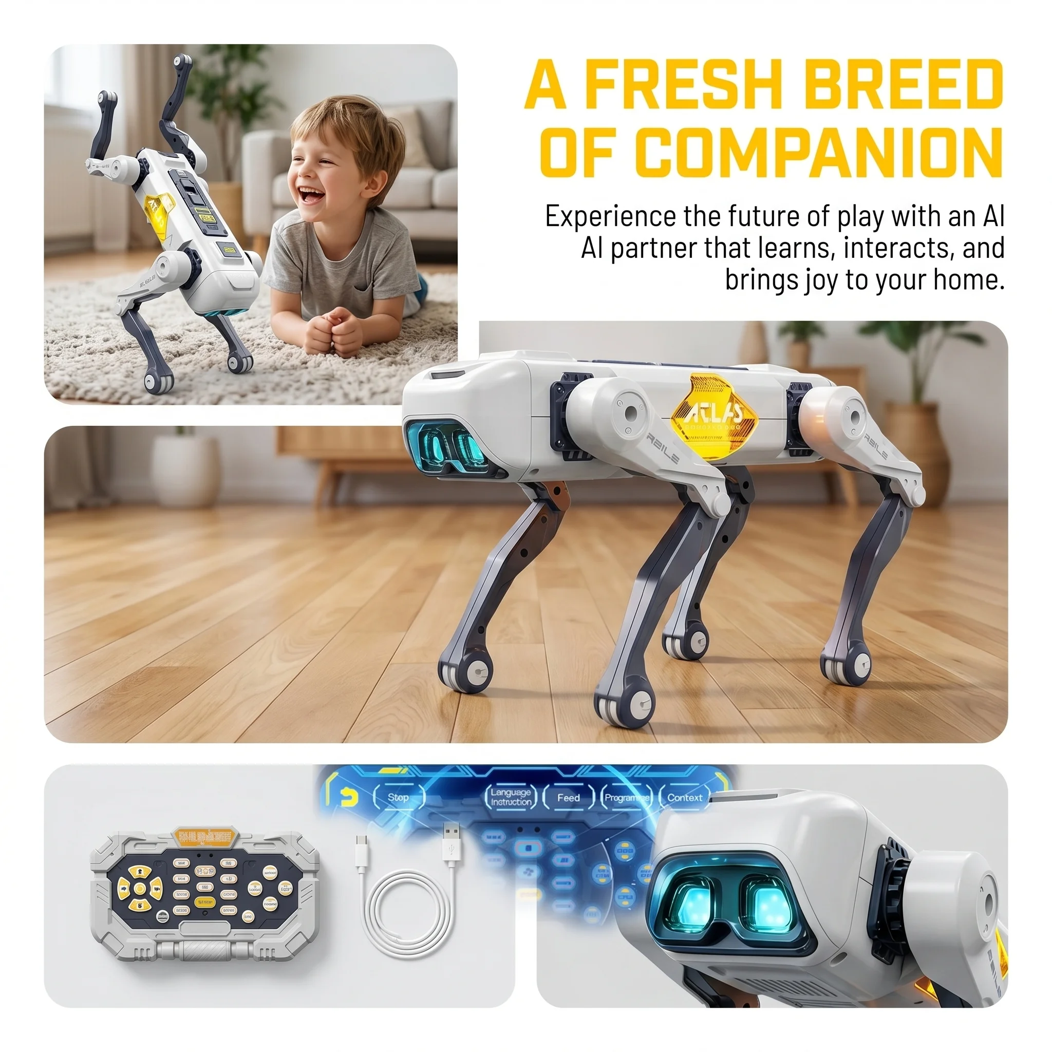 AI Smart Robot Dog, Voice & AP - đánh giá và giá Kids Education Material