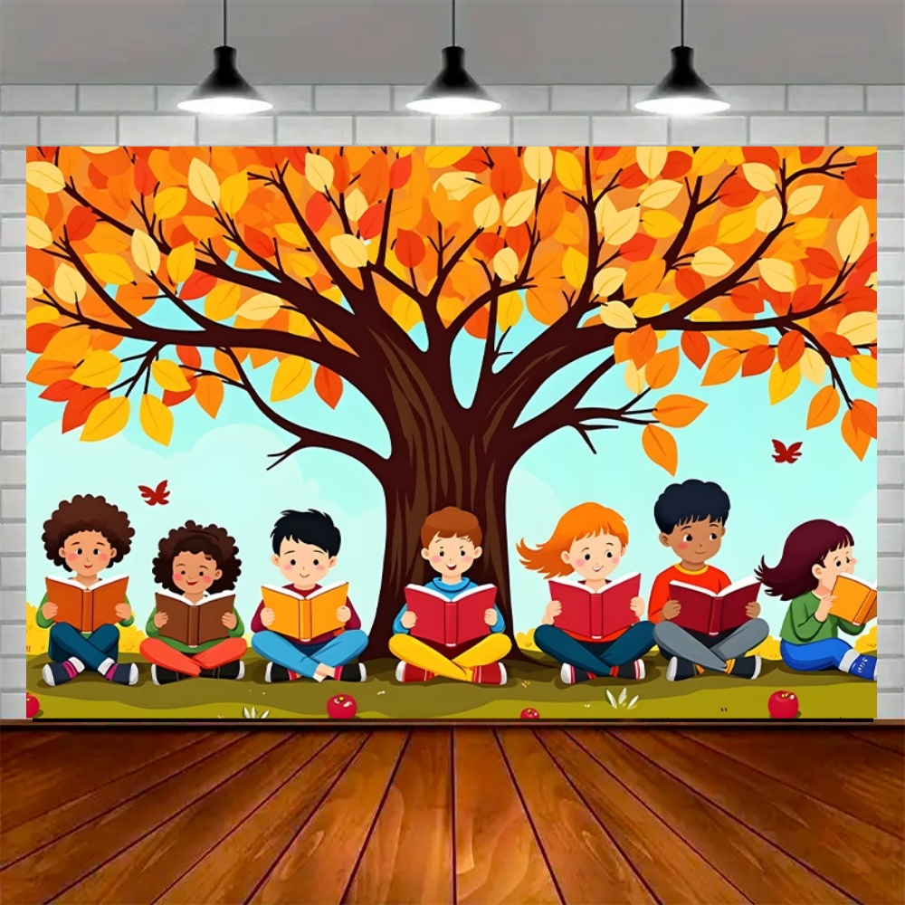 World Autumn Reading Day Party - đánh giá và giá Background For Kids Education