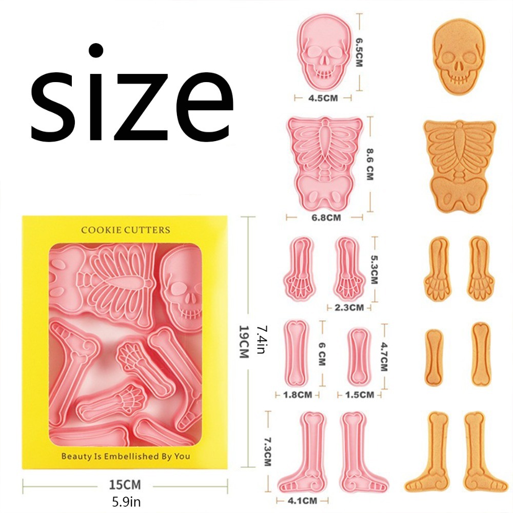 Halloween Puzzle Fondant Biscu - đánh giá và giá Human Body Puzzle