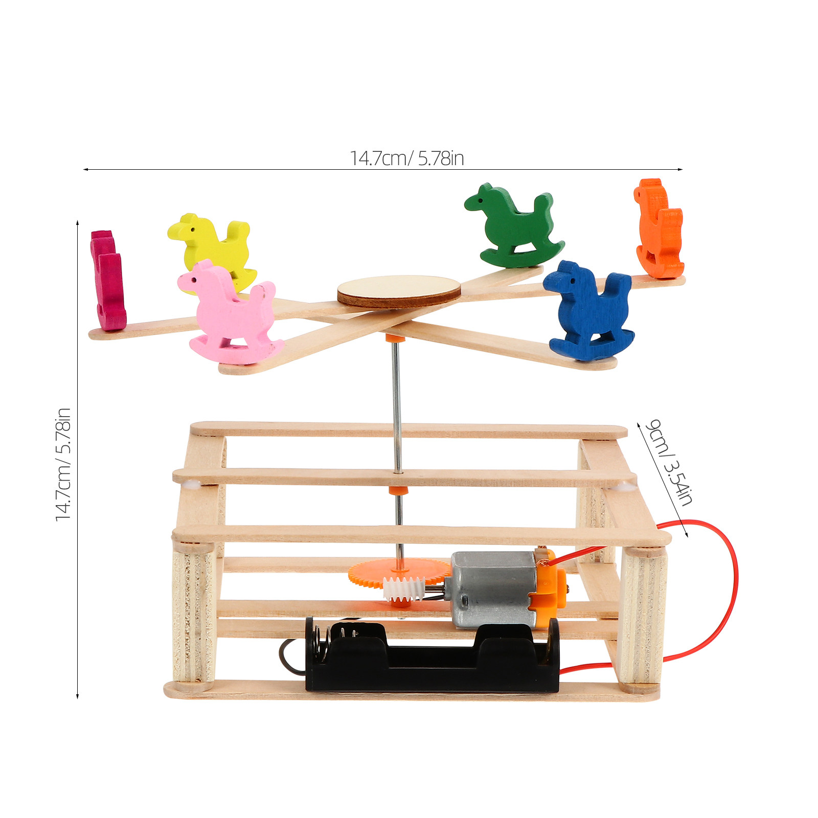1Set Merry-Go-Round Assemble K - đánh giá và giá Kids Education Material