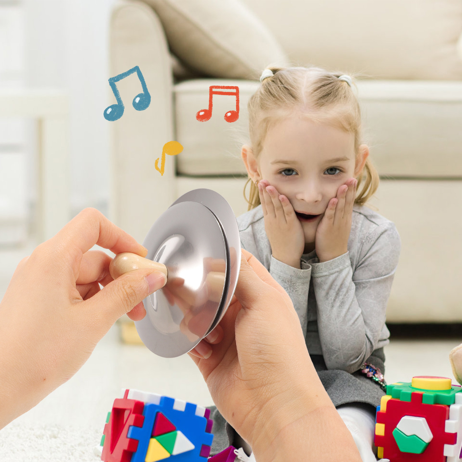 2Pcs Small Finger Cymbals Kids - đánh giá và giá Kids Education Tools